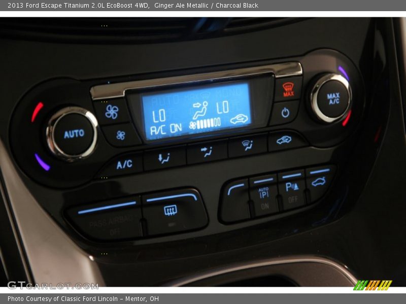 Ginger Ale Metallic / Charcoal Black 2013 Ford Escape Titanium 2.0L EcoBoost 4WD
