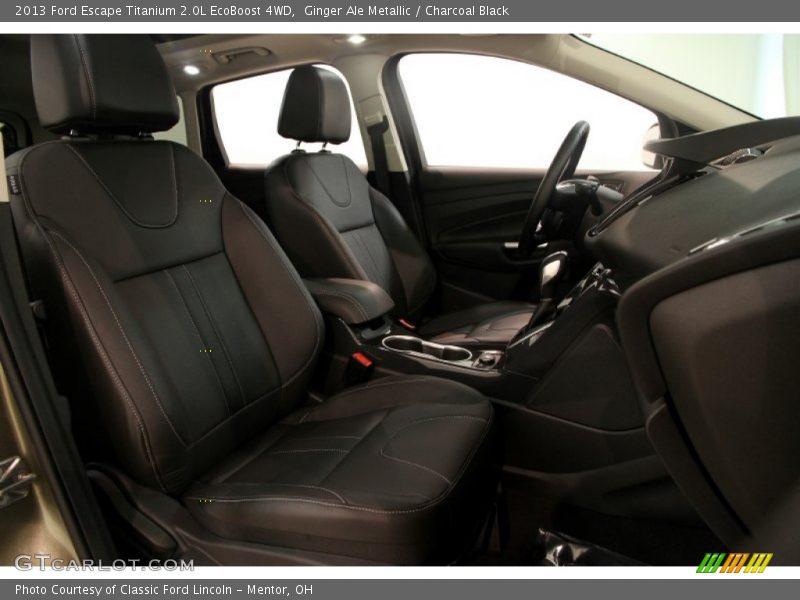 Ginger Ale Metallic / Charcoal Black 2013 Ford Escape Titanium 2.0L EcoBoost 4WD