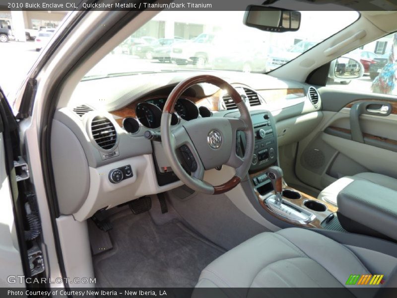 Quicksilver Metallic / Titanium/Dark Titanium 2010 Buick Enclave CXL