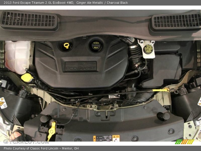 Ginger Ale Metallic / Charcoal Black 2013 Ford Escape Titanium 2.0L EcoBoost 4WD