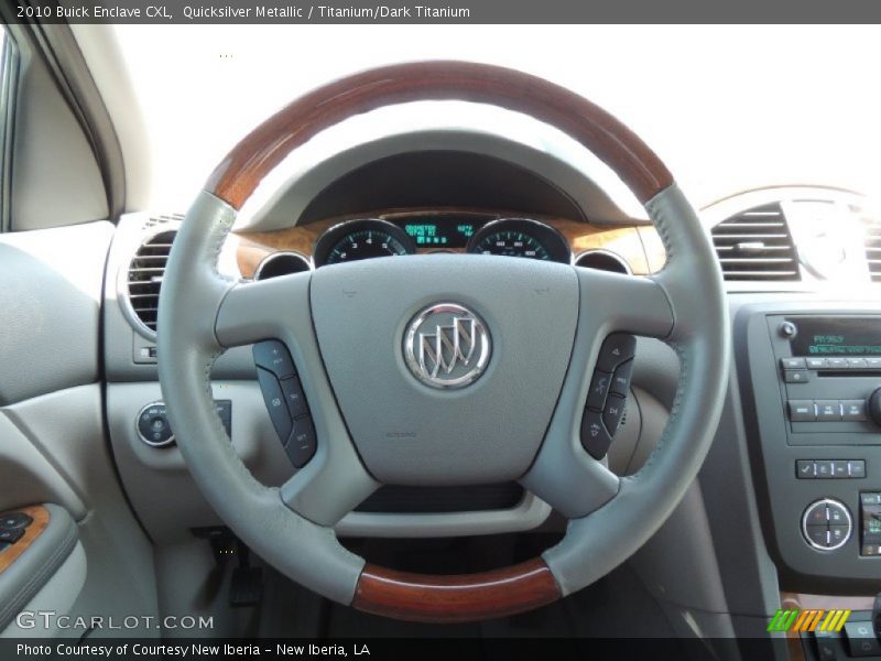 Quicksilver Metallic / Titanium/Dark Titanium 2010 Buick Enclave CXL