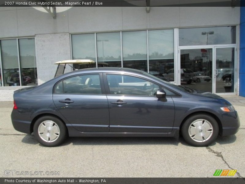 Magnetic Pearl / Blue 2007 Honda Civic Hybrid Sedan