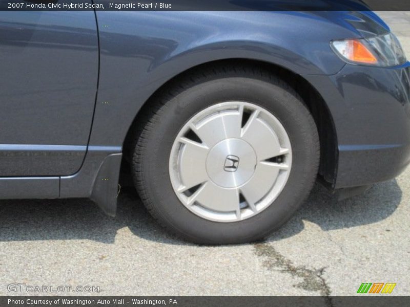 Magnetic Pearl / Blue 2007 Honda Civic Hybrid Sedan