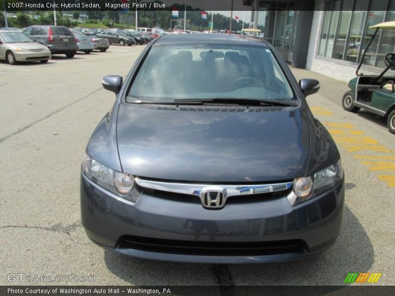 Magnetic Pearl / Blue 2007 Honda Civic Hybrid Sedan