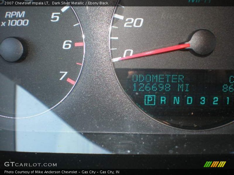 Dark Silver Metallic / Ebony Black 2007 Chevrolet Impala LT
