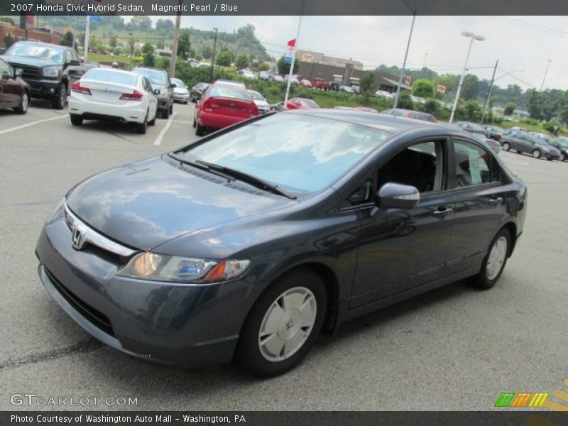 Magnetic Pearl / Blue 2007 Honda Civic Hybrid Sedan