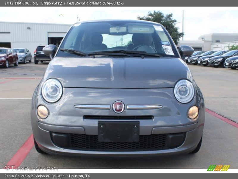 Grigio (Grey) / Tessuto Grigio/Nero (Grey/Black) 2012 Fiat 500 Pop