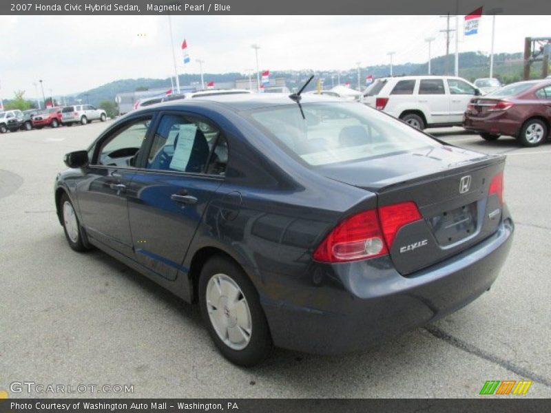 Magnetic Pearl / Blue 2007 Honda Civic Hybrid Sedan