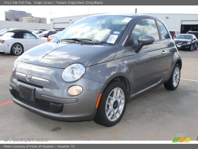Grigio (Grey) / Tessuto Grigio/Nero (Grey/Black) 2012 Fiat 500 Pop