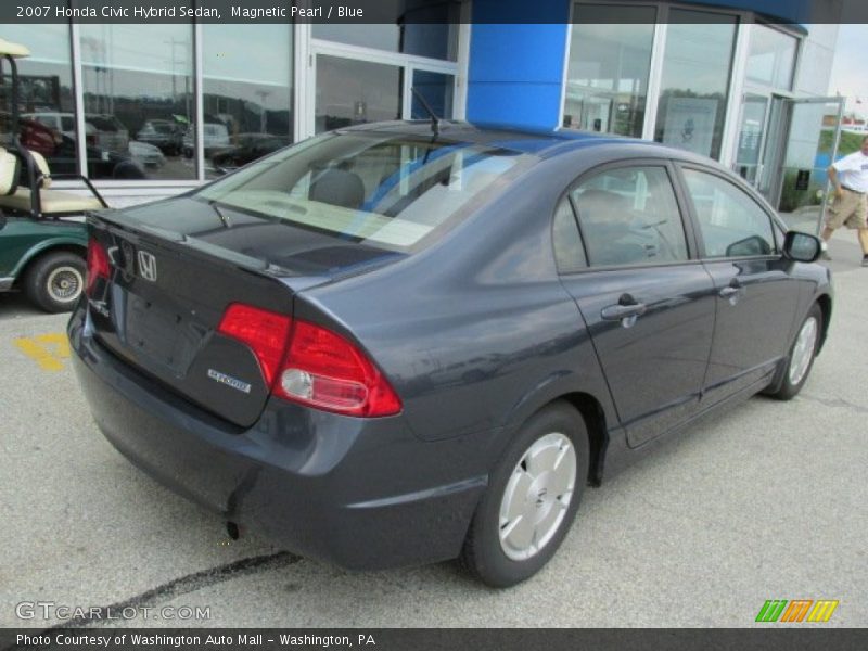 Magnetic Pearl / Blue 2007 Honda Civic Hybrid Sedan