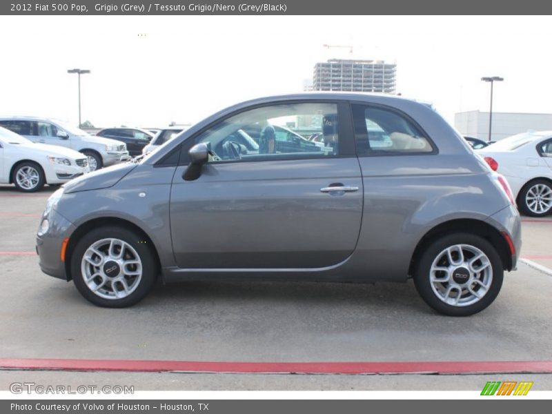 Grigio (Grey) / Tessuto Grigio/Nero (Grey/Black) 2012 Fiat 500 Pop