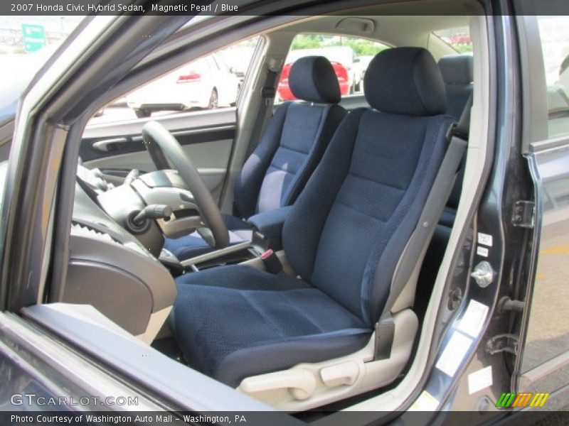 Magnetic Pearl / Blue 2007 Honda Civic Hybrid Sedan