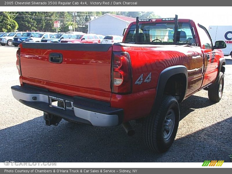 Victory Red / Dark Charcoal 2005 Chevrolet Silverado 3500 Regular Cab 4x4