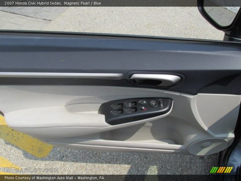Magnetic Pearl / Blue 2007 Honda Civic Hybrid Sedan