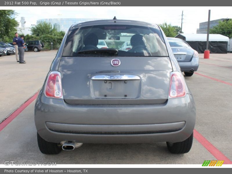 Grigio (Grey) / Tessuto Grigio/Nero (Grey/Black) 2012 Fiat 500 Pop
