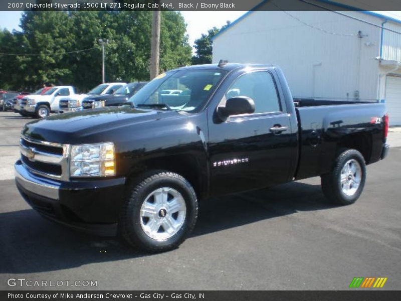 Black / Ebony Black 2007 Chevrolet Silverado 1500 LT Z71 Regular Cab 4x4