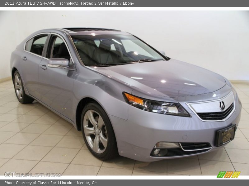 Forged Silver Metallic / Ebony 2012 Acura TL 3.7 SH-AWD Technology