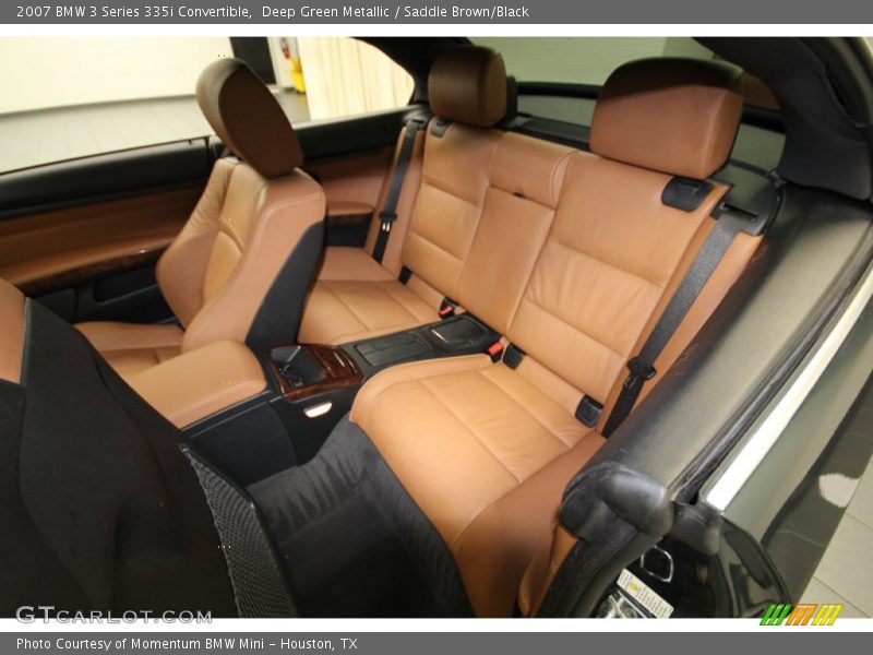 Rear Seat of 2007 3 Series 335i Convertible