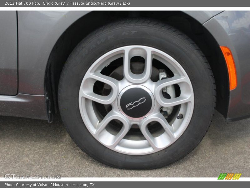 Grigio (Grey) / Tessuto Grigio/Nero (Grey/Black) 2012 Fiat 500 Pop