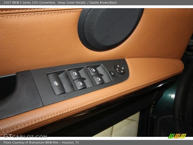 Deep Green Metallic / Saddle Brown/Black 2007 BMW 3 Series 335i Convertible