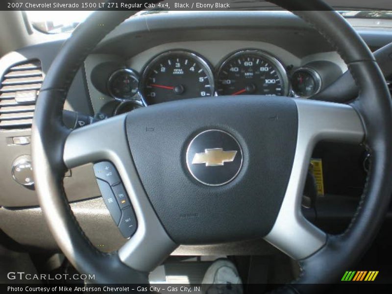 Black / Ebony Black 2007 Chevrolet Silverado 1500 LT Z71 Regular Cab 4x4