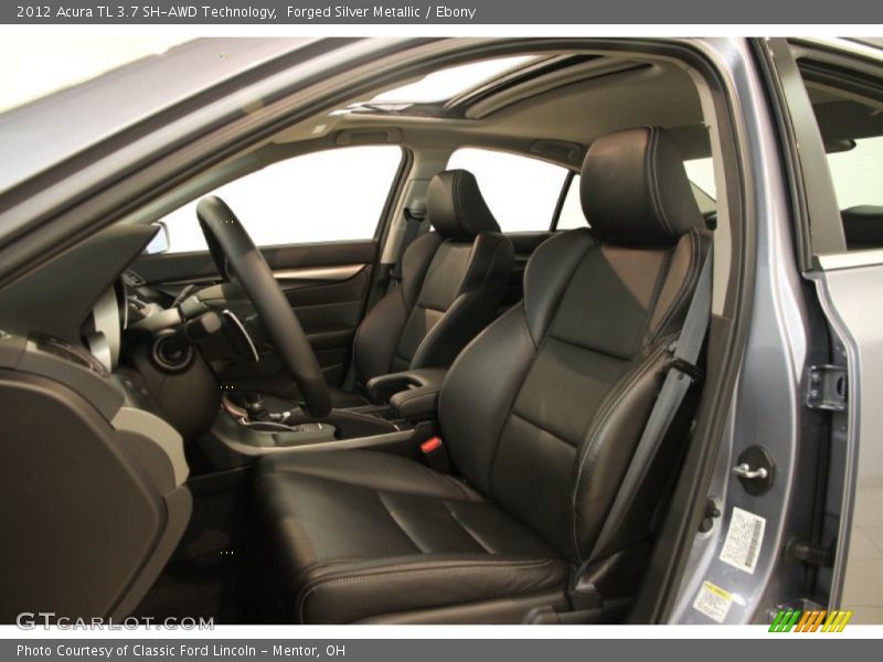 Forged Silver Metallic / Ebony 2012 Acura TL 3.7 SH-AWD Technology