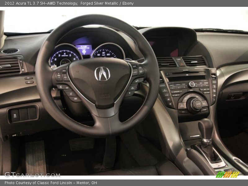 Forged Silver Metallic / Ebony 2012 Acura TL 3.7 SH-AWD Technology