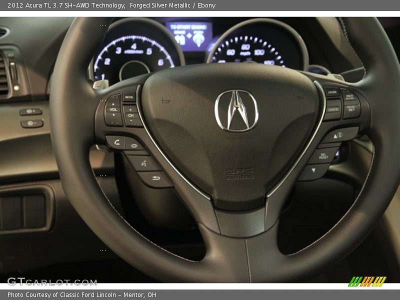 Forged Silver Metallic / Ebony 2012 Acura TL 3.7 SH-AWD Technology