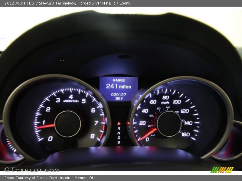 Forged Silver Metallic / Ebony 2012 Acura TL 3.7 SH-AWD Technology