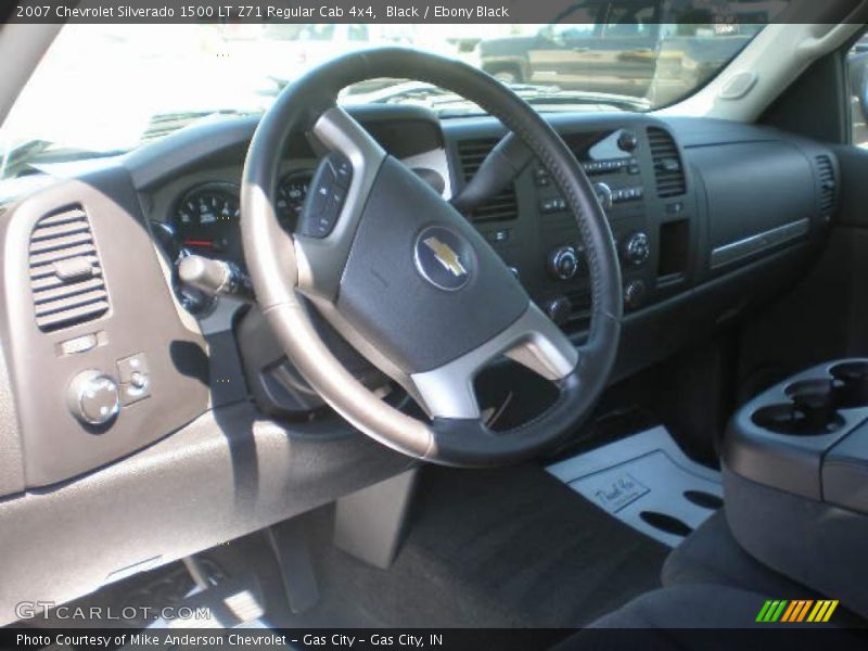 Black / Ebony Black 2007 Chevrolet Silverado 1500 LT Z71 Regular Cab 4x4