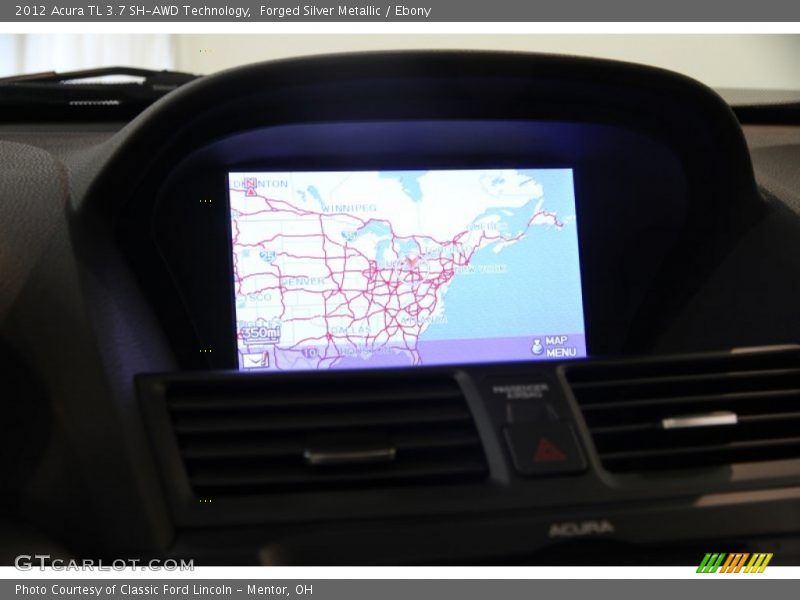 Forged Silver Metallic / Ebony 2012 Acura TL 3.7 SH-AWD Technology