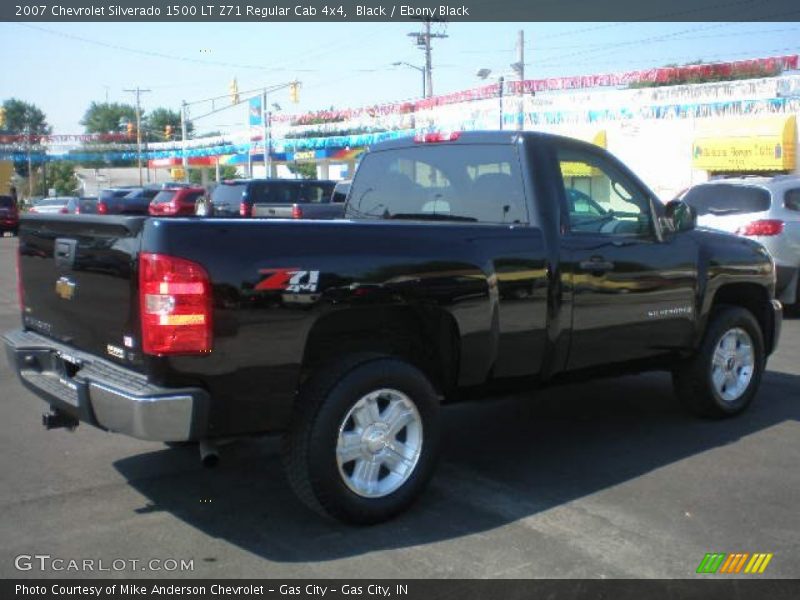 Black / Ebony Black 2007 Chevrolet Silverado 1500 LT Z71 Regular Cab 4x4