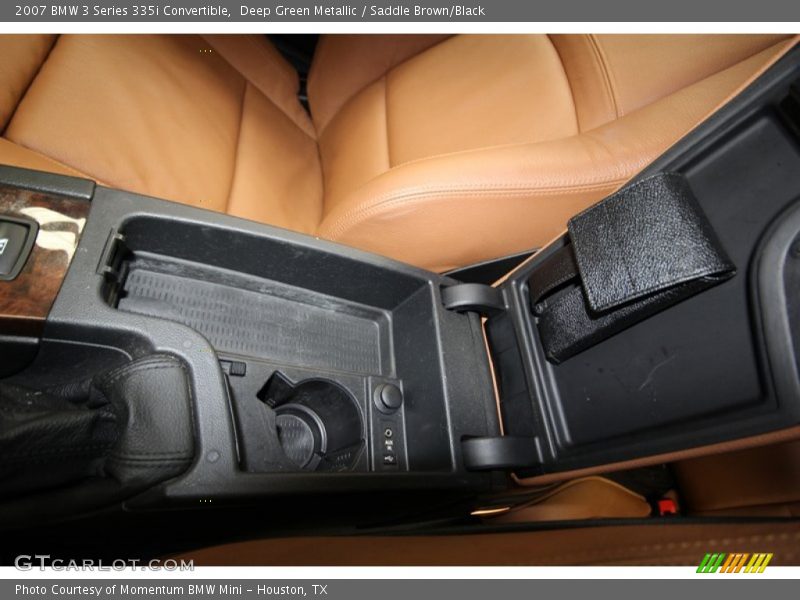 Deep Green Metallic / Saddle Brown/Black 2007 BMW 3 Series 335i Convertible