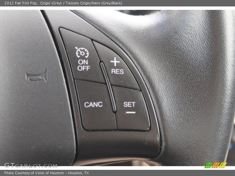 Grigio (Grey) / Tessuto Grigio/Nero (Grey/Black) 2012 Fiat 500 Pop