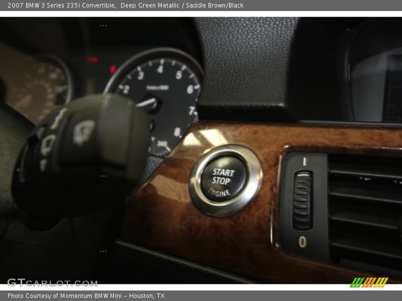 Deep Green Metallic / Saddle Brown/Black 2007 BMW 3 Series 335i Convertible