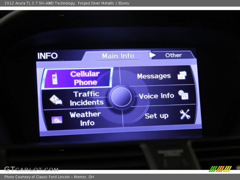 Forged Silver Metallic / Ebony 2012 Acura TL 3.7 SH-AWD Technology