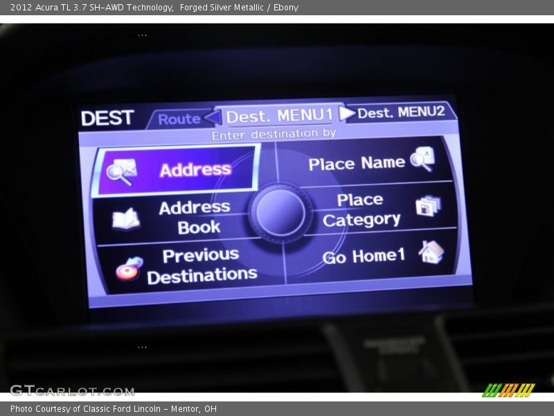 Forged Silver Metallic / Ebony 2012 Acura TL 3.7 SH-AWD Technology
