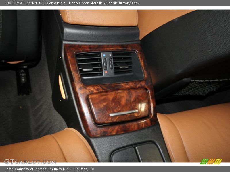 Deep Green Metallic / Saddle Brown/Black 2007 BMW 3 Series 335i Convertible