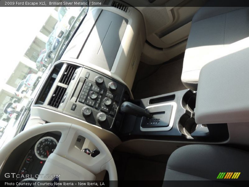 Brilliant Silver Metallic / Stone 2009 Ford Escape XLS