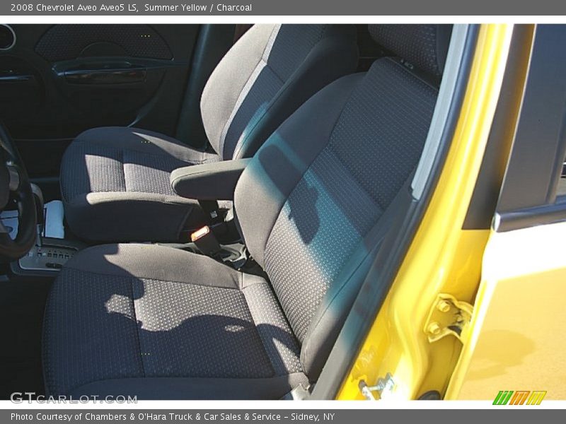 Summer Yellow / Charcoal 2008 Chevrolet Aveo Aveo5 LS