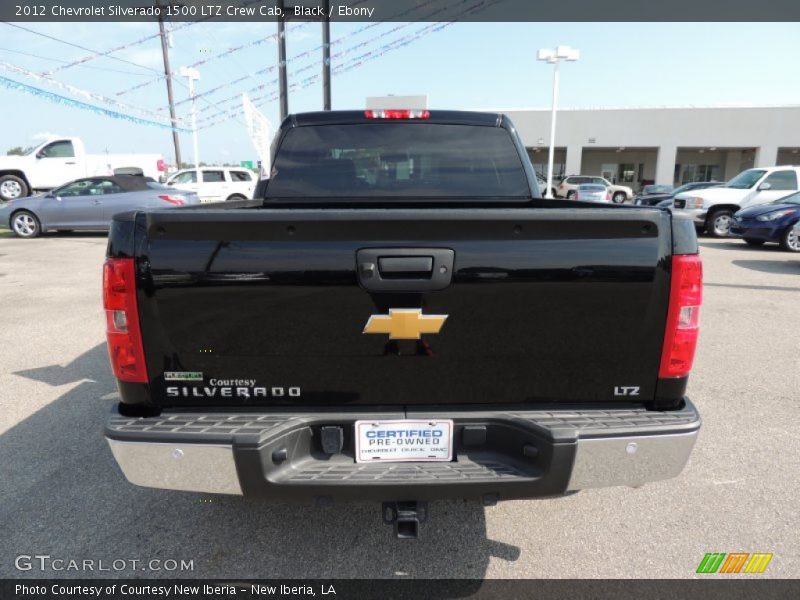 Black / Ebony 2012 Chevrolet Silverado 1500 LTZ Crew Cab