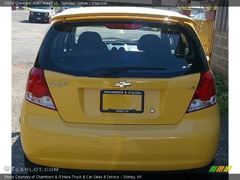 Summer Yellow / Charcoal 2008 Chevrolet Aveo Aveo5 LS