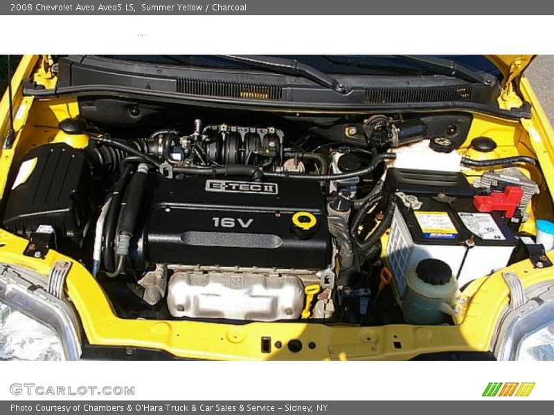 Summer Yellow / Charcoal 2008 Chevrolet Aveo Aveo5 LS