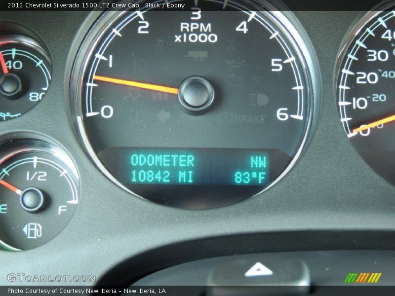 Black / Ebony 2012 Chevrolet Silverado 1500 LTZ Crew Cab
