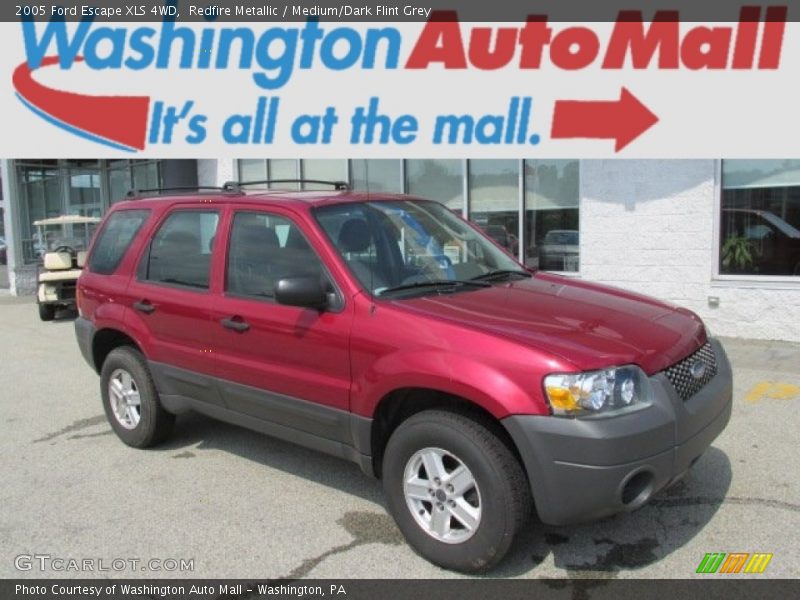 Redfire Metallic / Medium/Dark Flint Grey 2005 Ford Escape XLS 4WD