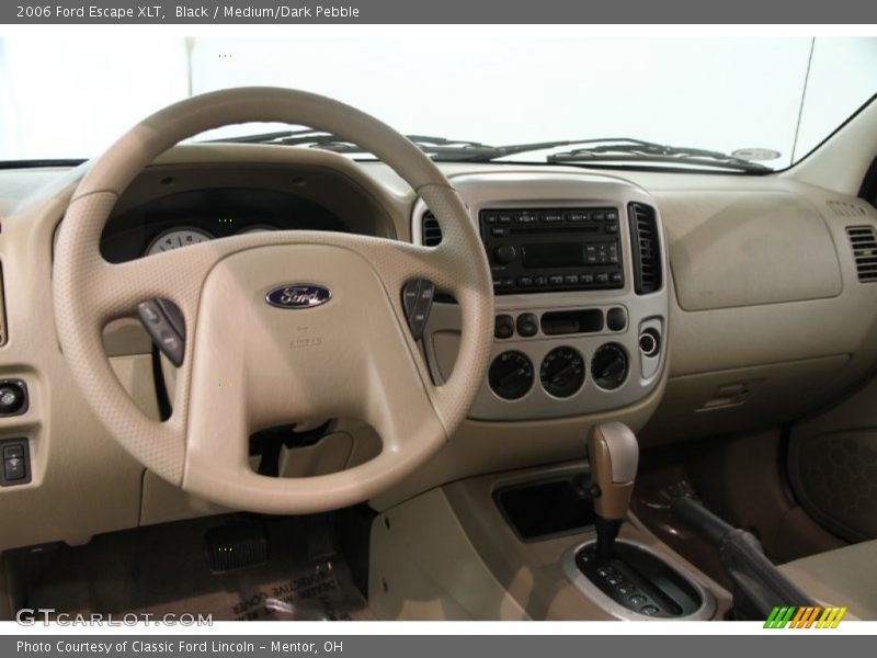 Black / Medium/Dark Pebble 2006 Ford Escape XLT