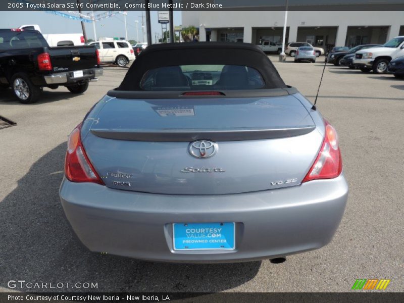 Cosmic Blue Metallic / Dark Stone 2005 Toyota Solara SE V6 Convertible