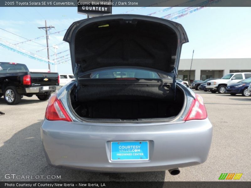 Cosmic Blue Metallic / Dark Stone 2005 Toyota Solara SE V6 Convertible