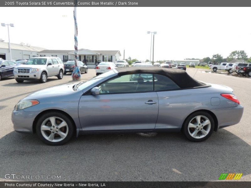 Cosmic Blue Metallic / Dark Stone 2005 Toyota Solara SE V6 Convertible