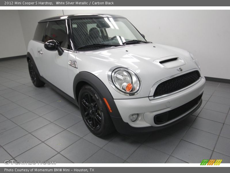 White Silver Metallic / Carbon Black 2012 Mini Cooper S Hardtop